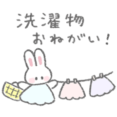 The fluffy bunny sticker37