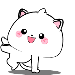 Lovely Vanilla Cat 3 : Animated Stickers