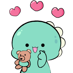 Chubby Dino 8 : Animated Stickers