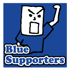 Blue supporters