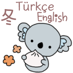 Turkish & English -Fluffy Koala- Winter