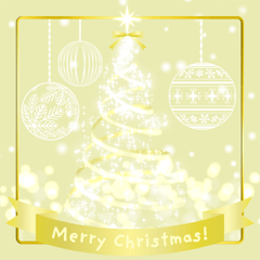 Animated Sparkling Christmas Tree