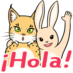 LiliとCocoのスペイン語スタンプ Vol.1
