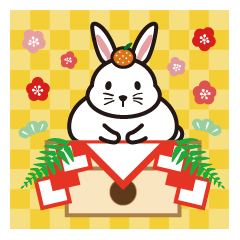 Cute Mochi Usagi New Year and Daily