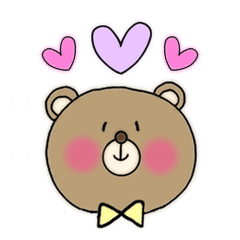 Babumi's bear stamp  Modified version