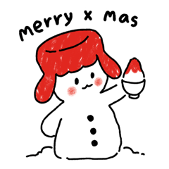 snow man happy new year