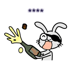 bunny hooligan(Custom stamp)Thailand
