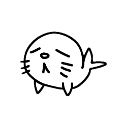 Strange white seal