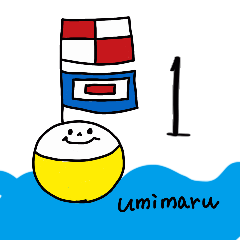 うみまるちゃん(1)国際信号旗【修正版】