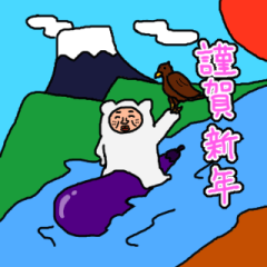 Shibuokun Sticker for New Year holidays