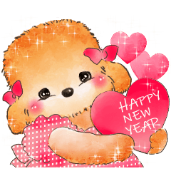 Poodles's New Year greeting 2