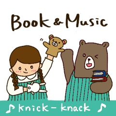 Book and Music KnickKnack