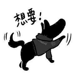 Taiwan black dog2
