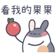 Cute guinea pig Popi-Magic Apple