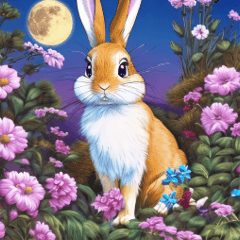 Rabbit bunny art