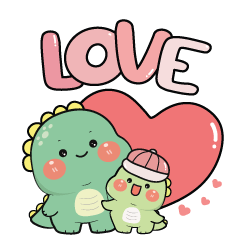 Dino Gotchi Chubby 15 : Valentine's Day