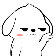 Lovely White Dog 3 : Animated