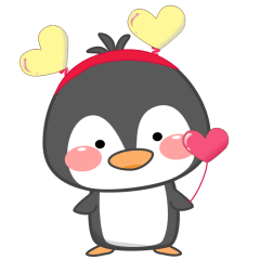 Cute little penguin Happy(Animated)
