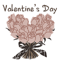 St.Valentine's Day/Love & Retro rose