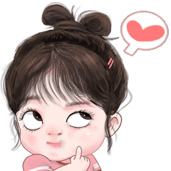 Bangpun cute girl (Big sticker) TW