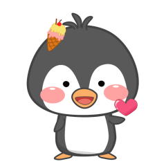 Cute little penguin Happy 3 (Animated)