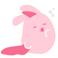 Lovely mochi rabbit - pink