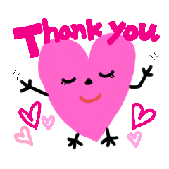 kinaco stamp [Ms. Heart] English