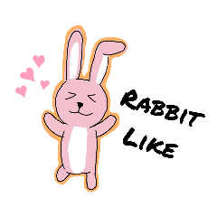 I,Rabbit,express my idea in one word