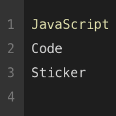 JavaScript代碼動畫貼紙