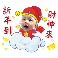 Cheng Cheng celebrates the new year