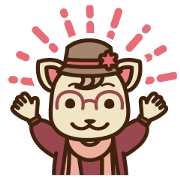 Madame Cat Dairy Stickers