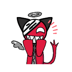 Maddy Cat: The Zombie Cat Sticker set