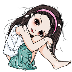 Cute girl: so cute Animation