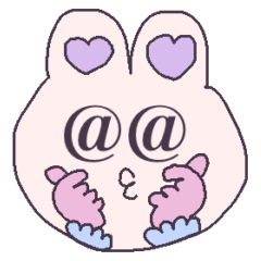 talk Rabbit (stamp ver.)