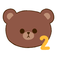 Adorable BROWN stickers 2