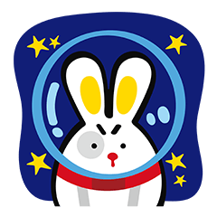 HUI HUI Rabbit : Space Bunny