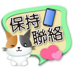 Cute Calico Cat- practical dialog box