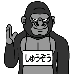 shuuzou is gorilla