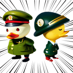 Captain Duck and Team Chick