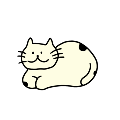 Chubby tabby sticker