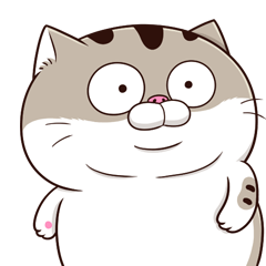 fat cat Ami 13 LINE stickers LINE STORE