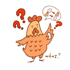 飼料雞的貼圖1-雞諧音