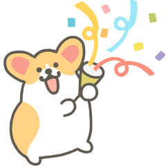 1corgi all year round event stickers