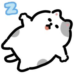 sleepy animal Sticker