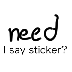 Need I say sticker?