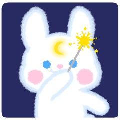 star moon rabbit happy new year
