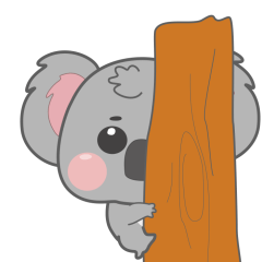 Cute Koala bear babe 1(Animated)