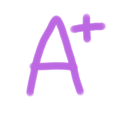 手書きアルファベット（紫）付属表現付き