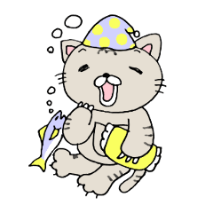 funny cat Mi-suke's sticker