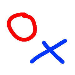 はなまるスタンプ（ばつと三角と四角も）